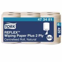 H&aring;ndkl&aelig;derulle Tork Reflex plus M4 150m &Oslash;19cm 2-lag Natur