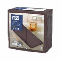 Serviet Tork Linstyle 39x39cm 1/8 Fold Kakao Brun