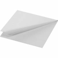 Serviet Duni 24x24cm 3-lag 1/4-fold Svanem&aelig;rket Hvid