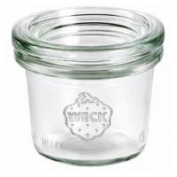 Patentglas Weck 35 ml &Oslash;5.45x4.1 cm med L&aring;g Klar Glas