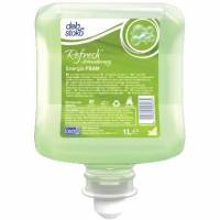 Skums&aelig;be Refresh Energie FOAM med Farve/Parfume til Dispenser 1 ltr Gr&oslash;n