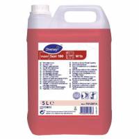 Sanitetsreng&oslash;ring Sani 100 W1b Alkalisk med Farve/Parfume 5 ltr R&oslash;d