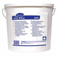 Maskinopvask Pulver Suma Active M20 10kg med Klor til bel&aelig;gninger