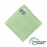 Microfiberklud Super Tentax 40x40cm Svanem&aelig;rket Gr&oslash;n 70\% genanvendt