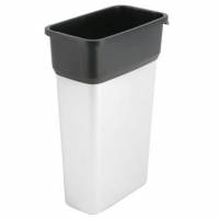 Affaldsbeholder Geo 70 ltr Plast Metalfinish