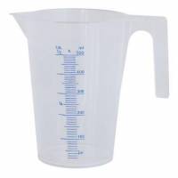 M&aring;leb&aelig;ger 0.5 ltr &Aring;ben hank Bl&oslash;d plastik PP