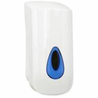 Dispenser Manuel Modular Standard 900ml Plast uden Logo Hvid til cremes&aelig;be