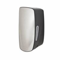 Dispenser Manuel Mercury 900ml Plast/Rustfri st&aring;l Sort/S&oslash;lv til cremes&aelig;be