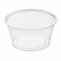 Dressingb&aelig;ger 60 ml rund &Oslash;62x30 mm RPET Klar