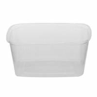Salatb&aelig;ger 250 ml 108x81x50 mm Rektangul&aelig;r PP Klar