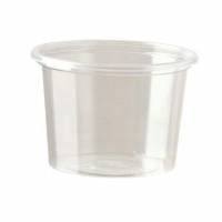 Dressingb&aelig;ger 100 ml &Oslash;70x47 mm Rundt PS Klar