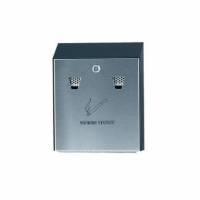 Askeb&aelig;ger Smokers Station 25.4x7.6x31.8 cm Galvaniseret st&aring;l Sort til v&aelig;g