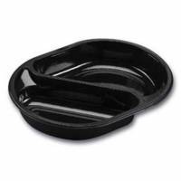 Bakke 2-rum 400/515 ml 238x176x40 mm Oval CPET Sort