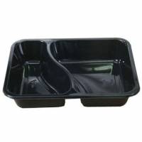 Bakke 2 rum 2227-2F CPET sort 227x178x43 mm
