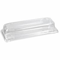 Bakke Flutes Rektangul&aelig;r 800ml L256xB100xH66mm APET Klar