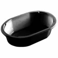 Bakke 1-rum 1177-1A 525 ml 176x115x45 mm Oval CPET Sort