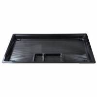 Sushibakke 1-rum Stor/2-rum Sm&aring; 500x280x28 mm APET Sort
