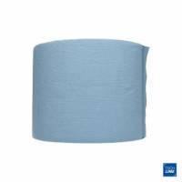 Aft&oslash;rringsrulle Industri Techline 2-lag &Oslash;26.5 x 300M x B20.5cm. Nyfiber Bl&aring;