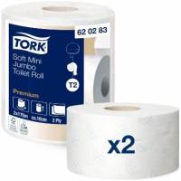 Toiletpapir Tork Premium Jumbo Mini T2 2-lag 170m