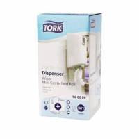 H&aring;ndkl&aelig;derulle Tork Startpakke M1 1 Dispenser/1 Mini rulle 1-lag Hvid