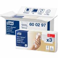 H&aring;ndkl&aelig;deark Tork Premium H2 W-Fold 2-lag L34xB21.2xD8.5cm Nyfiber Hvid