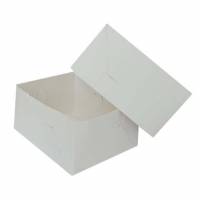 Kage&aelig;ske fold selv L129xB110xH70mm pap hvid