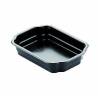 Bakke 1-rum 900 ml Takeaway PP Sort