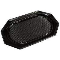 Fad 30x45 cm Midi Plast PET Sort L&aring;g p&aring; 73703
