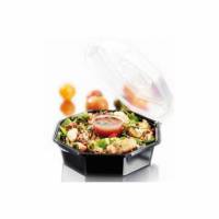 Multiboks Octaview 190x190x70 mm med Dressingb&aelig;ger PS Sort/Klar
