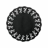 Kagepapir &Oslash;30 cm Rund Sort
