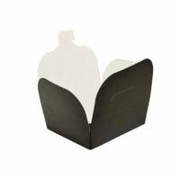 Takeaway &aelig;ske 1000 ml 100x165x58 mm PE-Belagt Mat sort