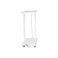 Affaldsstativ 60 ltr med L&aring;g/Pedal Hvid