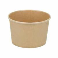 Papb&aelig;ger Verive soup-to-go 240 ml /8 oz &Oslash;96 x 58 mm pap/PLA Brun kraft