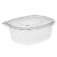 Plastb&aelig;ger Verive 2000 ml oval h&aelig;ngslet l&aring;g 225x198x83 mm RPET Klar