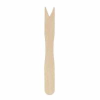 Gaffel Pommes Frites Verive L85mm Tr&aelig; Natur
