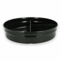 Sk&aring;l Verive 3-Rum Flergangs &Oslash;21xH4.8cm 1030ml PP med L&aring;g Transparent Sort
