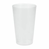 Plastglas Verive flergangs 40cl &Oslash;84mm PP klar
