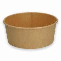 Salatsk&aring;l Verive 750ml &Oslash;150xH60mm Pap/PLA Brun