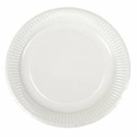 Paptallerken Verive &Oslash;23xH1cm Clay-coated Hvid