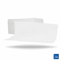H&aring;ndkl&aelig;deark Techline V-fold 2-lag L24x21xD10.5cm Genbrug hvid