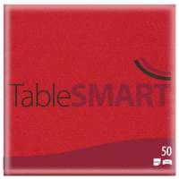 Serviet TableSMART airlaid 40x40 cm 1/4 fold R&oslash;d