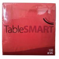 Serviet TableSMART 40x40cm 3-lag R&oslash;d