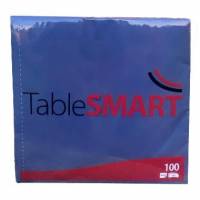Serviet TableSMART 40x40cm 3-lag M&oslash;rkebl&aring;