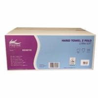 H&aring;ndkl&aelig;deark Pristine Extra Soft Z-Fold 2-lag L24xB24xD8cm Nyfiber Hvid