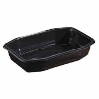 Bakke 1-rum 800 ml 215x148x40 mm HMR PP Sort