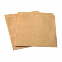 Burgerlomme stor 150x160 mm 40 gr Kraft/PE Brun