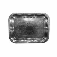 Serveringsfad 31x41 cm Rektangul&aelig;r S&oslash;lvblik