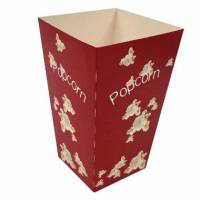 Popcornb&aelig;ger 1.4 ltr 48 oz 180 mm R&oslash;d med hvide popcorn