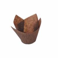 Muffinsform Tulipan &Oslash;50x95 mm Brun
