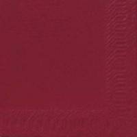 Serviet Duni 33x33cm 3-lag Bordeaux 125 stk